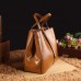 Women Faux Leather Solid Handbag Vintage Crossbody Bag