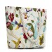 Women Canvas Flower Print Handbag Shoulder Bag