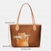 Women 2 PCS Cat Pattern Tote Shoulder Bag