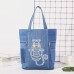 Women Cute Cat Pattern Handbags Large Capacity Leisure Shoulder Bags