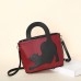 Women Cat Pattern Handbag Crossbody Bag