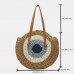 Women Travel Summer Beach Large Capacity Straw Circle Handbag Tote