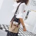 Straw Beach Bag Bucket Bag Handbag Shoulder Bag For Women