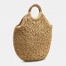 Women Travel Summer Beach Large Capacity Straw Handbag Shoulder Bag