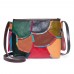 Women Patchwork Vintage Genuine Leather Crossbody Bag