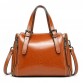 Women Genuine Leather Retro Handbag Oli Wax Crossbody Bag