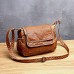 Women Solid Multi-pocket Middle-aged Vintage Crossbody Bag Shoulder Bag