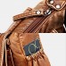 Women Solid Multi-pocket Middle-aged Vintage Crossbody Bag Shoulder Bag