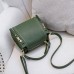 Women Leisure Solid Bucket Bags Faux Leather Large Capacity Crossbody Bags