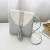 Women Tassel Hardware Casual Phone Shoulder Bag