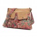 Brenice Vintage Canvas Casual Floral Shoulder Crossbody Bag For Women