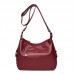 Women Soft Leather Solid Leisure Crossbody Bag Casual Shoulder Bag