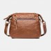 Women Vintage Casual Solid Crossbody Bag