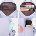 Patchwork School Bag Laptop Backpack Rucksack Daypack