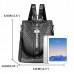 Women Multi-function Faux Leather Casual Travel Shoulder Bag Backpack For Women