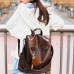 Women PU Leather Solid Casual Anti theft Backpack Shoulder Bag