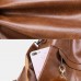 Women PU Leather Solid Casual Anti theft Backpack Shoulder Bag