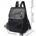 Women Travel Leisure PU Leather Backpack Cartoon Tassel Solid Bags