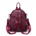 PU Leather Multi-function Student Bag Leisure Travel Backpack For Women