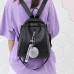 PU Leather Multi-function Student Bag Leisure Travel Backpack For Women