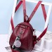 PU Leather Multi-function Student Bag Leisure Travel Backpack For Women