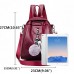 PU Leather Multi-function Student Bag Leisure Travel Backpack For Women