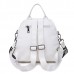 Women PU Leather Elephant Embroidery Backpack National Shoulder Bag