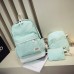 3PCS Canvas Backpack Set Casual Large Capacity School Bag