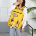 Women Canvas Casual Patchwork Backpack