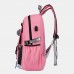 Women Canvas Casual Patchwork Backpack