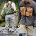 Men Patchwork Outdoor Multifunctional Chest Bag