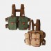 Men Patchwork Outdoor Multifunctional Chest Bag