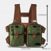 Men Patchwork Outdoor Multifunctional Chest Bag