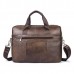 Man Vintage Genuine Leather Crossbody Business Handbag Bag 14″ Laptop Bag