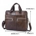 Man Vintage Genuine Leather Crossbody Business Handbag Bag 14″ Laptop Bag