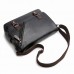 PU Leather Message Bag Solid Business Crossbody Bag Shoulder Bag For Men