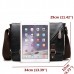 PU Leather Message Bag Solid Business Crossbody Bag Shoulder Bag For Men