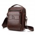 Vintage Genuine Leather Business Bag Shoulder Bag Crossbody Bag For Men