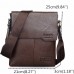 Men PU Crossbody Bag Business Bag Shoulder Bag Work Bag Classic Messenger Bag