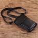 Genuine Leather Multi-functional 6/7 Inches Phone Bag Waist Bag Crossbody Bag For Men