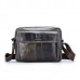 Men Genuine Leather Bag Solid Casual Crossbody Bag