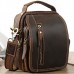 Vintage Genuine Leather Multi-pocket Outdoor Casual Waist Bag Crossbody Bag For Men