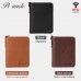 Men Rfid Bifold Genuine Leather Wallet Zipper Purse