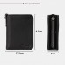 Men Rfid Bifold Genuine Leather Wallet Zipper Purse