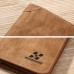 Vertical PU Leather Wallet 13 Card Slots Card Holder Casual Bill Holder For Men