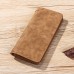 Vertical PU Leather Wallet 13 Card Slots Card Holder Casual Bill Holder For Men