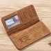 Vertical PU Leather Wallet 13 Card Slots Card Holder Casual Bill Holder For Men