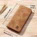 Vertical PU Leather Wallet 13 Card Slots Card Holder Casual Bill Holder For Men