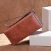 Genuine Leather Multi-Card Wallet Business Casual Large Capacity Long Wallet For Men