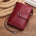 Men Vintage Genuine Leather RFID Blocking Chain Wallet 14 Card Slots Holder